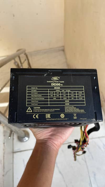 500w DeepCool 80 plus Branded power supply
