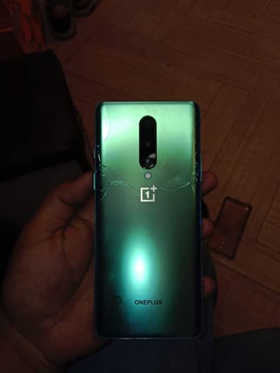 OnePlus 8 pta lifetime 8/128 back crack ha bss Baki ok ha phone