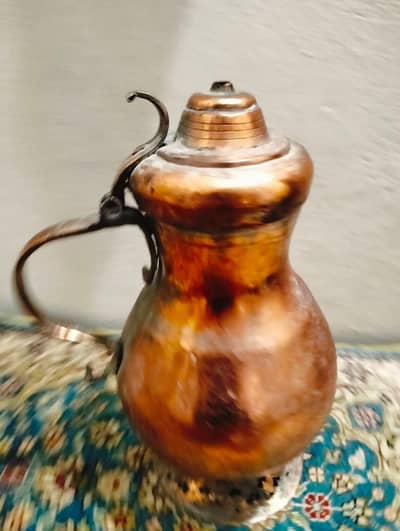 Antique copper pot old