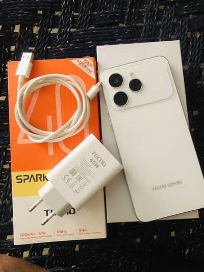 Tecno Spark 40 Full box 10/10