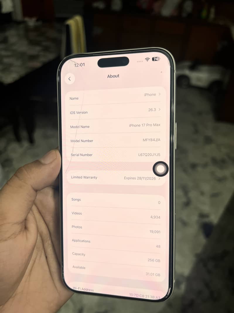iPhone 17 Pro Max Silver 2