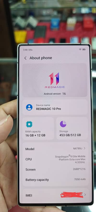 Hi I am Selling My Redmagic 10 Pro 16gb 512gb Non Pta