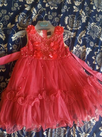 baby girl red froke