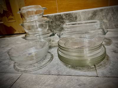 Crystal Dinner set