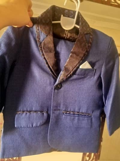 Navy blue color baba suit