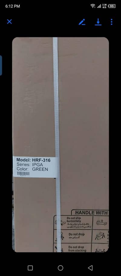 hair refrigerator box pack hrf-316model