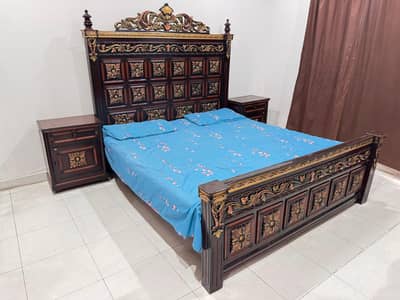 Wooden Bed set