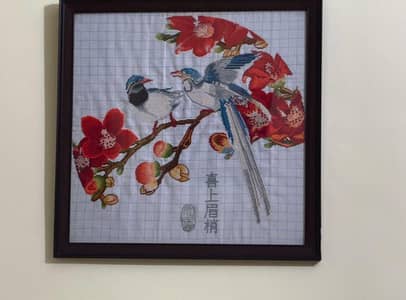 Cross stitch wall hangung