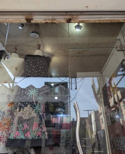 front door glass mirror
