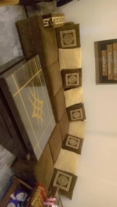 L shape Sofa and 2 sofa set
