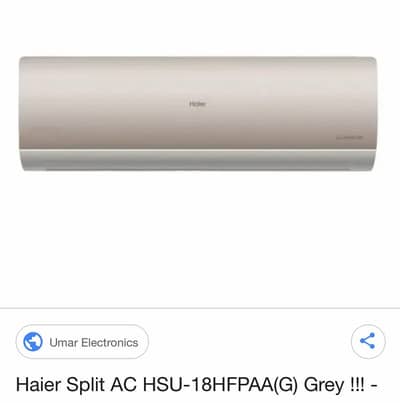 Haier AC Split Inverter 1.5 Ton HSU-18HFPAA (Golden)
