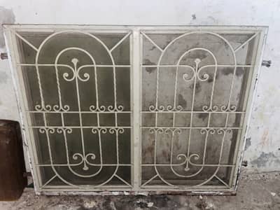 Urgent Sale Antique Iron Window