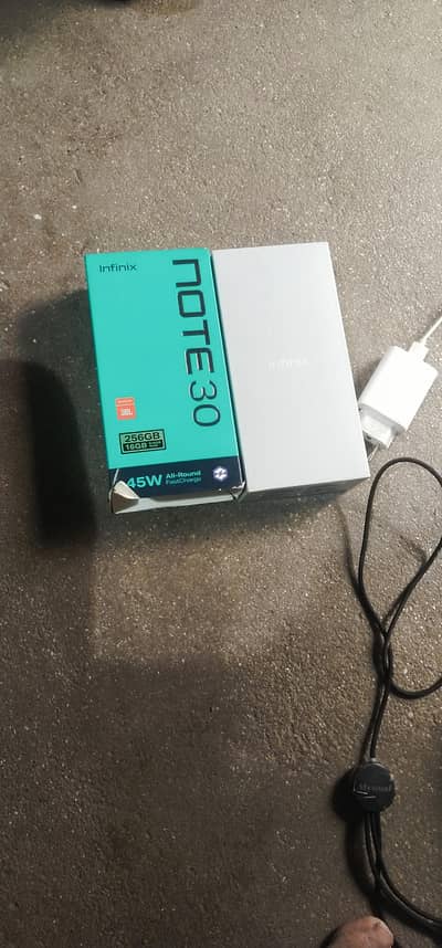 Infinix note 30 8 gb 256 gb hai complete saman