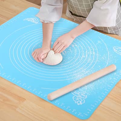 Silicone Baking Mat for Pastry & Roti Rolling Extra Large with Measure