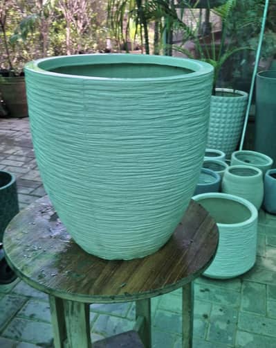 Premium Fiber Clay Indoor Plant Pot | Custom Color Available