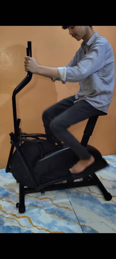 Full body workout elliptical 2in1