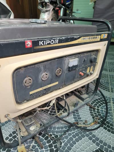 Urgent Sale Kipore Genrator 6500E 6.5KVA