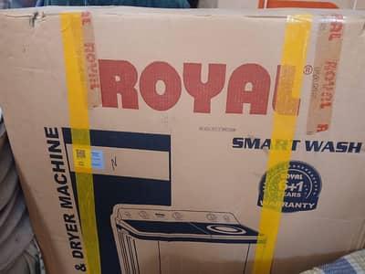Royal Washing Machine Box pack Semi Automatic spinner & washing tub