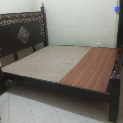 king size bed n sofa set