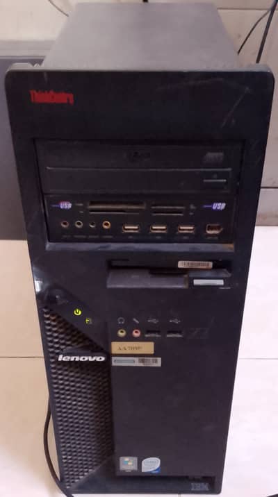 Lenovo only tower cpu 4 GB 160 GB for sell