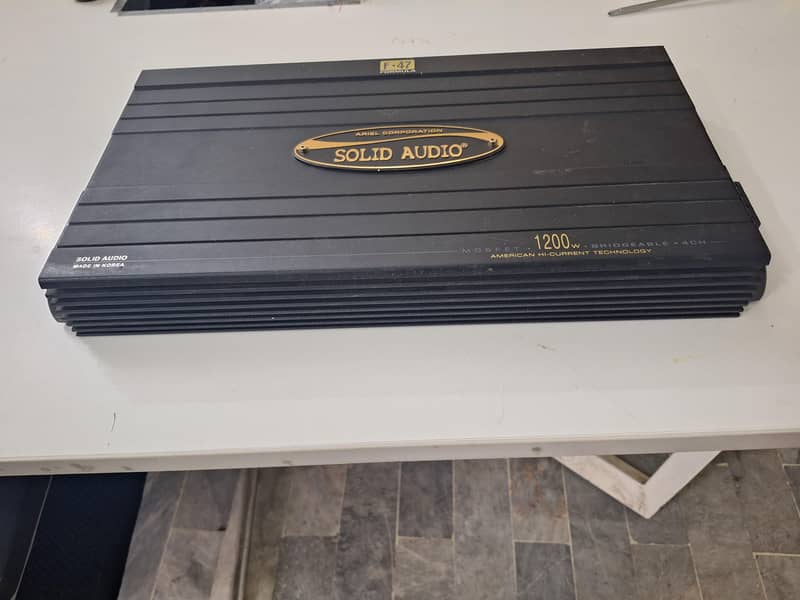 solid audio F-47 Original amplifier 2