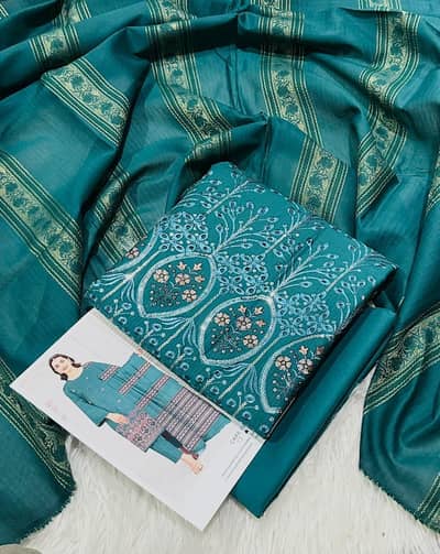 Eid Collection embroidered lawn 3pc