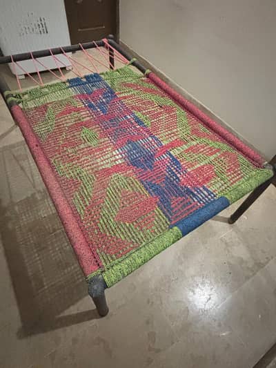 Charpai with Iron Pipe - Excellent Condition