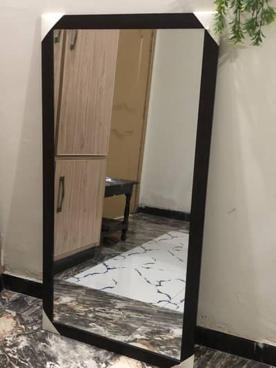 wooden frame full size mirror  for sale