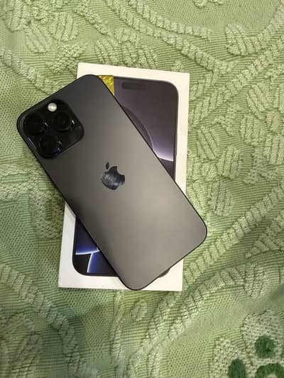 iPhone 16 Pro Max PTA Approved – 512GB Black Color