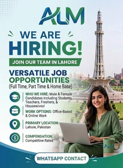 We are Hiring male and female for work