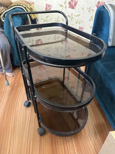 Small tea serving table
