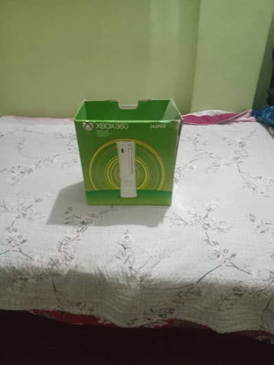 xbox 360 with two wireless controllers