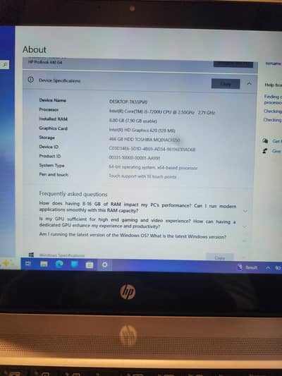 hp laptop