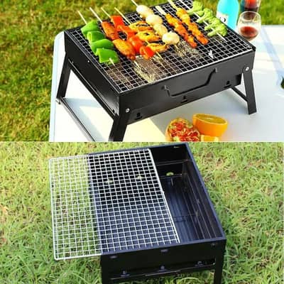 Foldable Portable Charcoal BBQ Grill