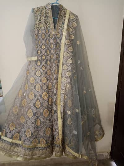 full embroidery Maxi dress