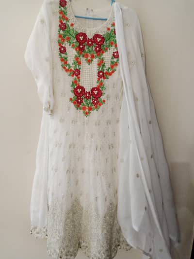 2 piece embroidery dress