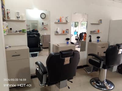 For Sale: 2 Barber Chairs + Mirrors +  - Attock - 60,000