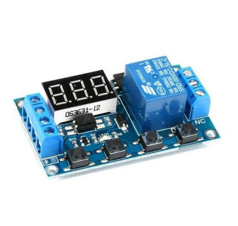 DC 6 _ 30 volt Timer Relay Module Switch Trigger Cycle Adjustable 0