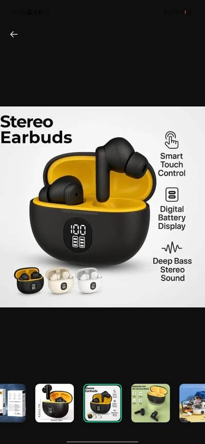 Wireless Earbuds – Excellent Sound & Battery Timing ( Call for price )