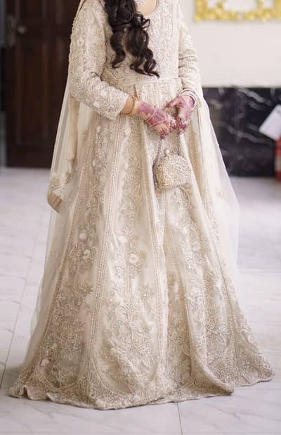 Rose gold Walima custom made designer maxi