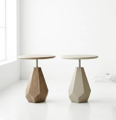3D Coffee Table - Wooden/iron - Rangrez Furniture