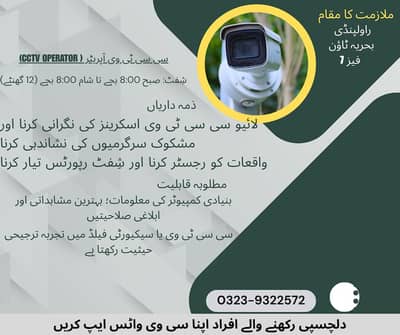 CCTV OPERATOR