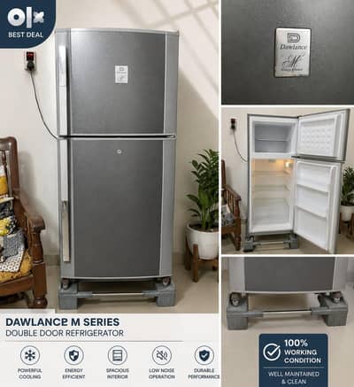 Dawlance M Series Double Door Refrigerator | Excellent Cooling | 100%