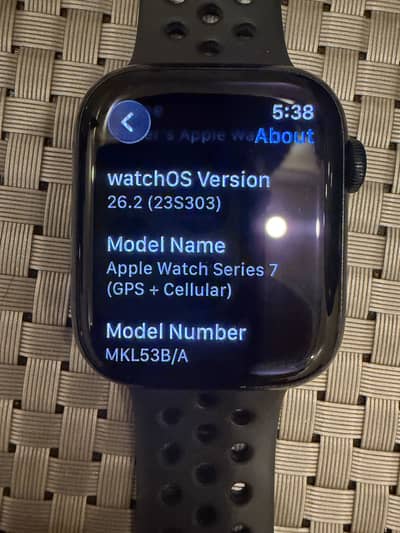 Apple watch series 7 nike LTE