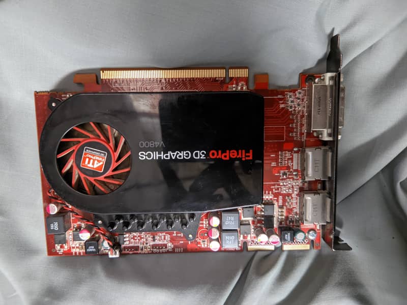 Amd Firepro V4800 GPU 0