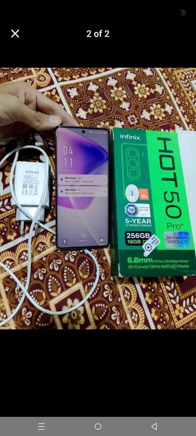 Infinix Hot 60 pro plus  256gb 16gb Ram