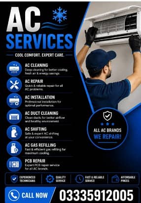 AC Services | Repair, Installation & Gas Refilling