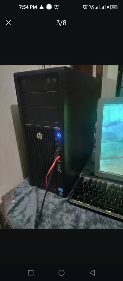 Gaming PC HP z420 E5 1620 v3 with 24gb ram