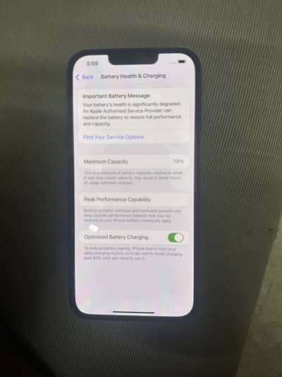 Iphone  13 pro jv 79 battery health water seald phone