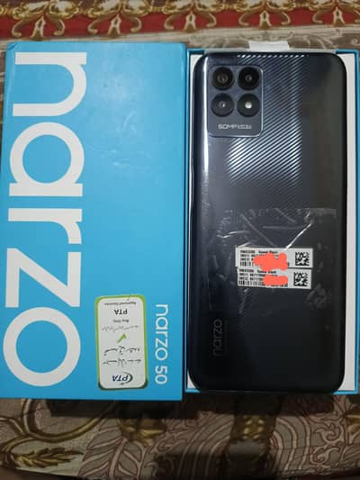 Realme Narzo 50 4+4/64 gb rem rom 5000mah long battery backup